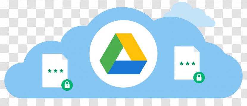 Google Drive Cloud Computing Storage Docs - Text Transparent PNG