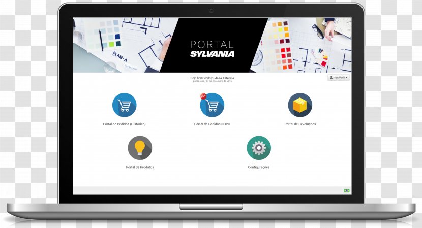 Organization System Project Osram Sylvania - Portable Media Player - Telas Transparent PNG