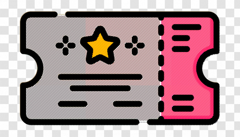 Night Party Icon Ticket Icon Transparent PNG
