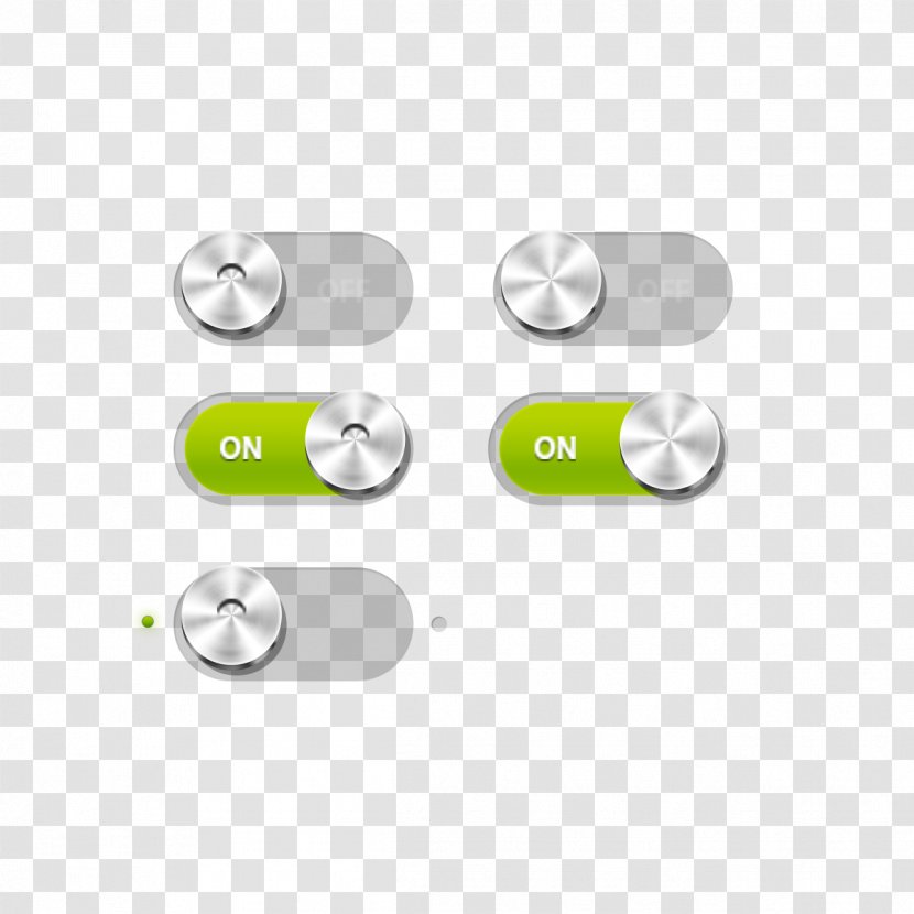 Progress Bar Radio Button Download - Jewellery - Green Switch Transparent PNG