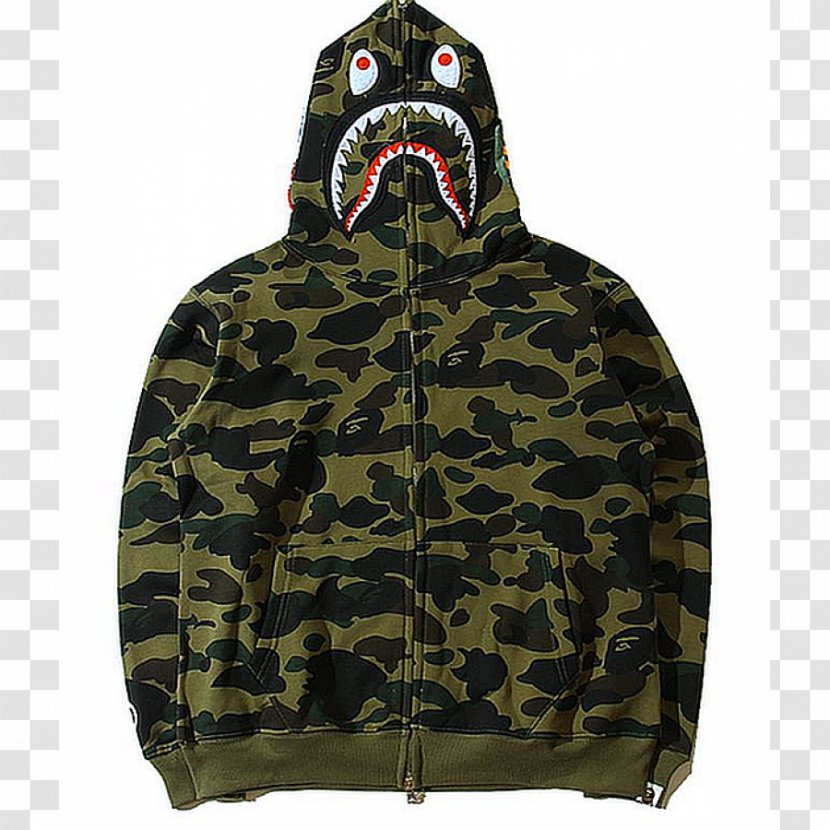 Hoodie A Bathing Ape Clothing Fashion Jacket - Accessories - Zipper Transparent PNG