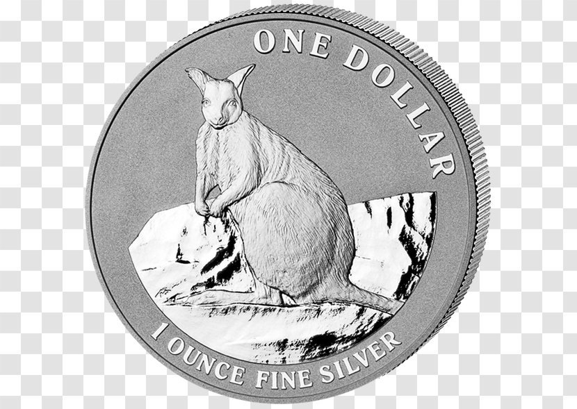 Silver Coin Perth Mint Australian Kangaroo - Dog Like Mammal Transparent PNG