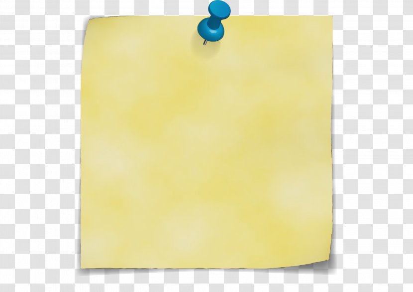Yellow Background - Rectangle - Postit Note Paper Product Transparent PNG