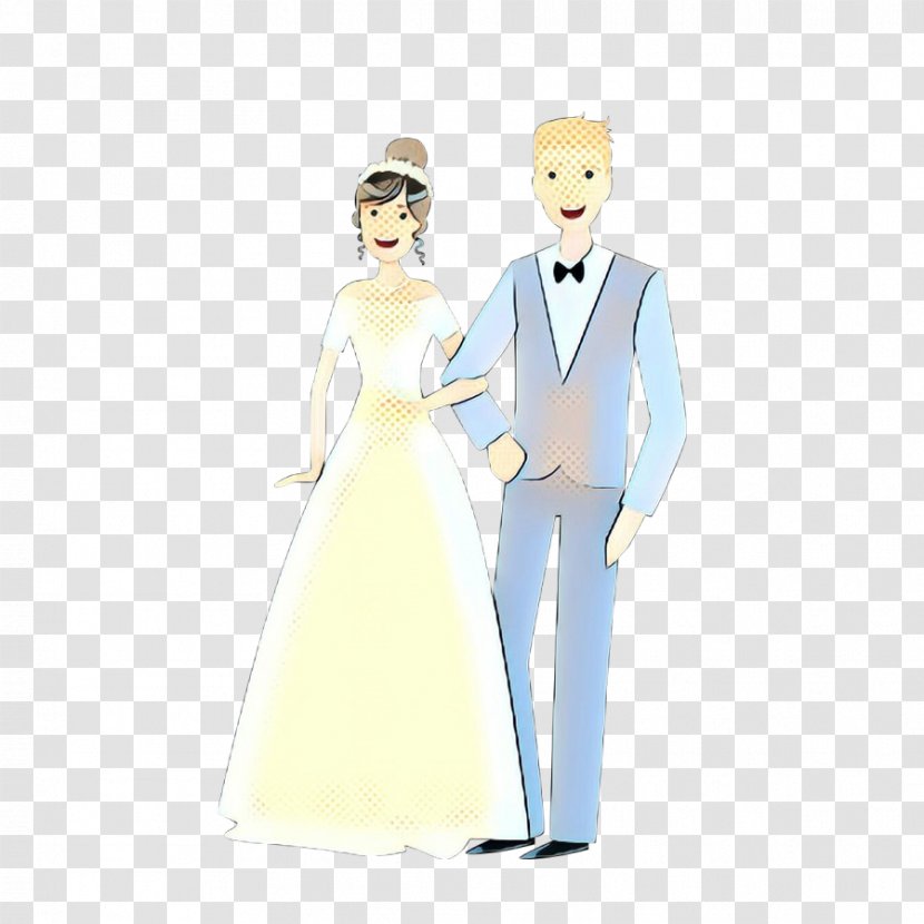 Bride And Groom Cartoon - Tuxedo - Sleeve Toy Transparent PNG