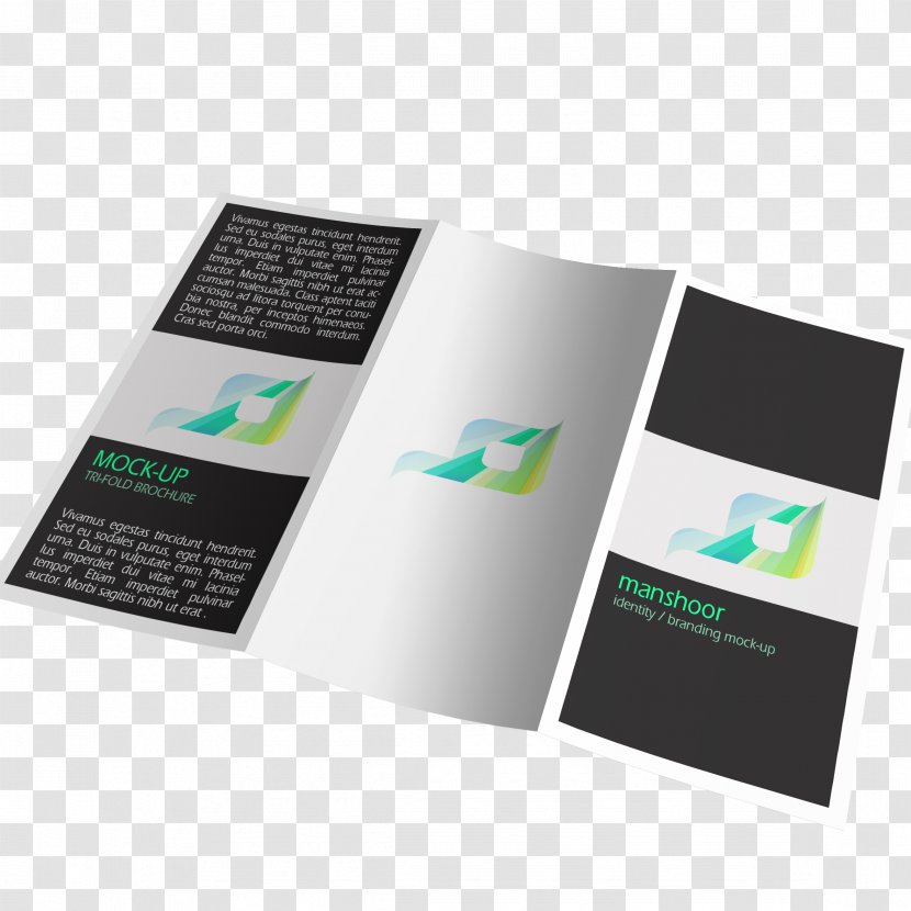 Black And White English Financial Folding - Standard Paper Size - Gratis Transparent PNG