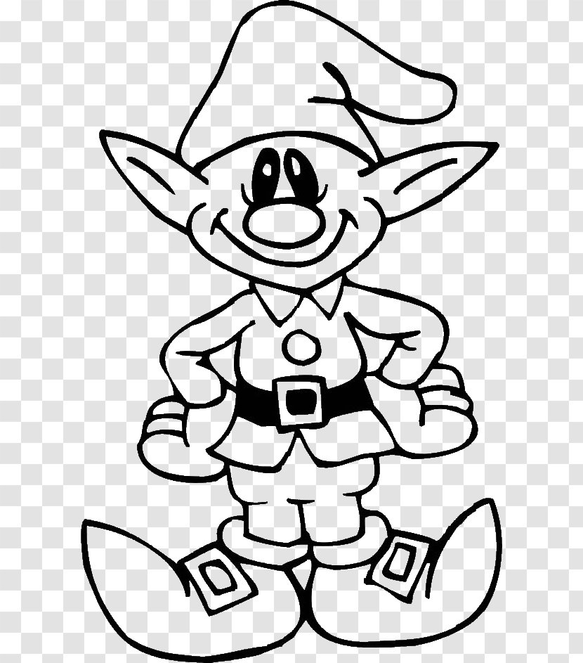 Colouring Pages The Elf On Shelf Coloring Book Christmas - Ladder Transparent PNG