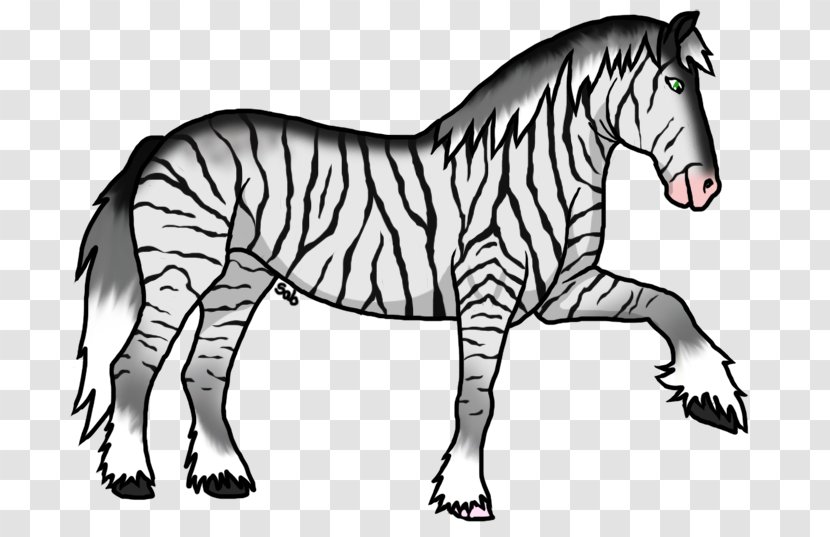 Mane Mustang Cat Quagga Mammal - Big Transparent PNG