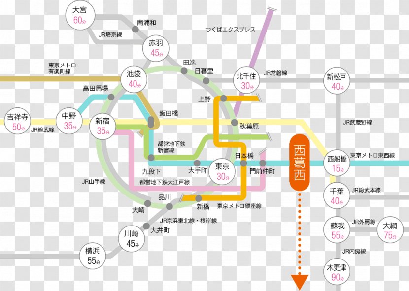 Tokyo College Of Welfare Ｏｒｇａｎｉｚａｔｉｏｎ Student Transport Saitama Prefecture - Route Map Transparent PNG