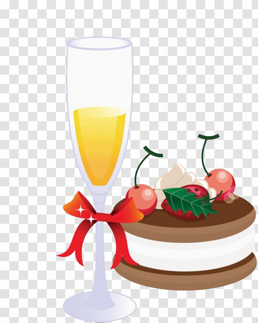 Juice Fruit Illustration - Stemware - Afternoon Tea Transparent PNG