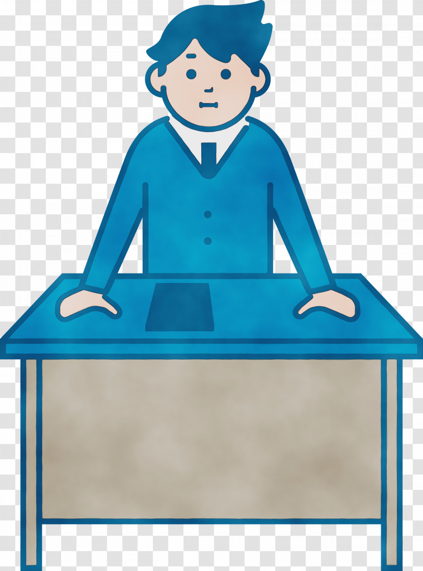 Table Furniture Angle Line Cartoon Transparent PNG