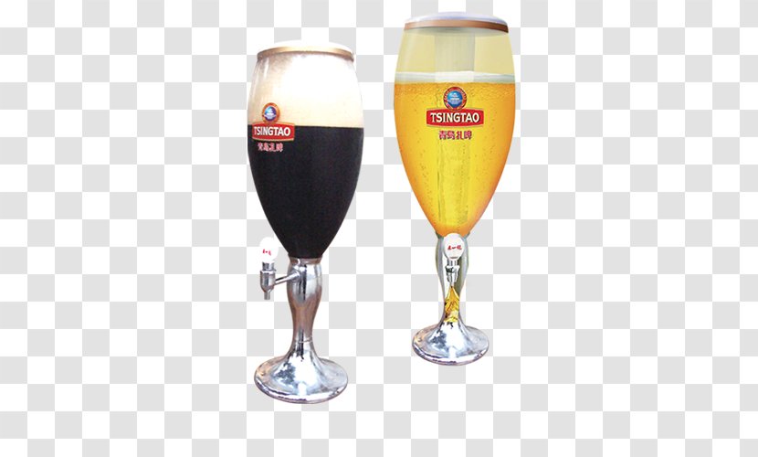 Beer Glassware Wine Glass Tsingtao Brewery Champagne Transparent PNG