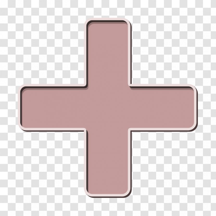 Plus Icon - Cross - Material Property Religious Item Transparent PNG