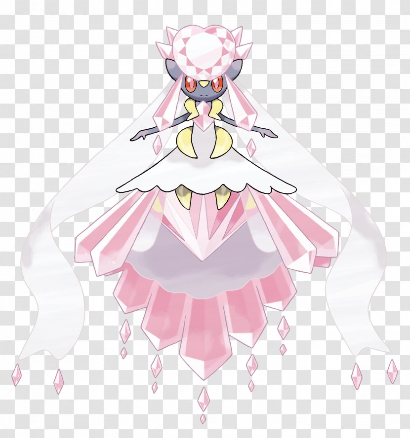 Pokémon Omega Ruby And Alpha Sapphire X Y Diancie Pokédex - Frame - Watercolor Transparent PNG