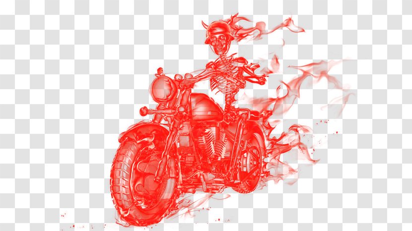 Heart Text Red Blood Illustration - Cartoon - Flame Motorcycle Transparent PNG