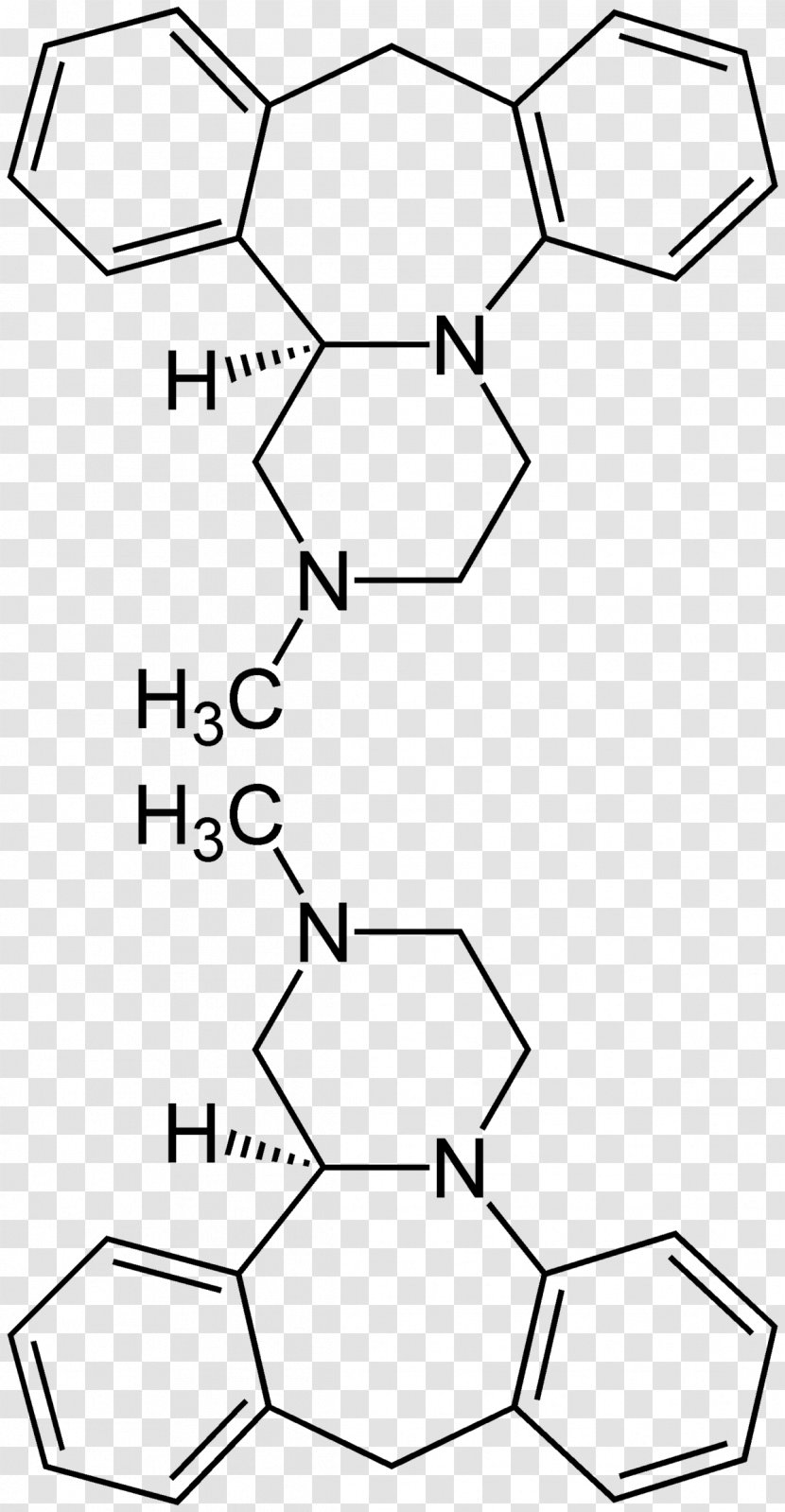 Mianserin Depression ATC Code N Chemistry Isomer - Diagram - Line Art Transparent PNG