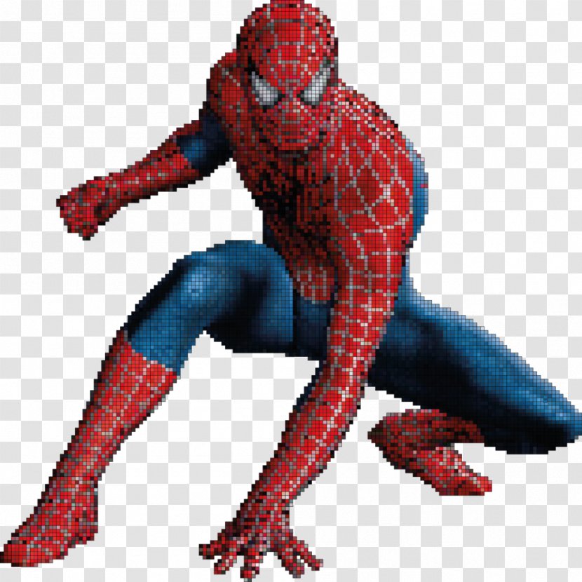 Spider-Man Superhero Comic Book Marvel Comics Film - Pixel Art Transparent PNG