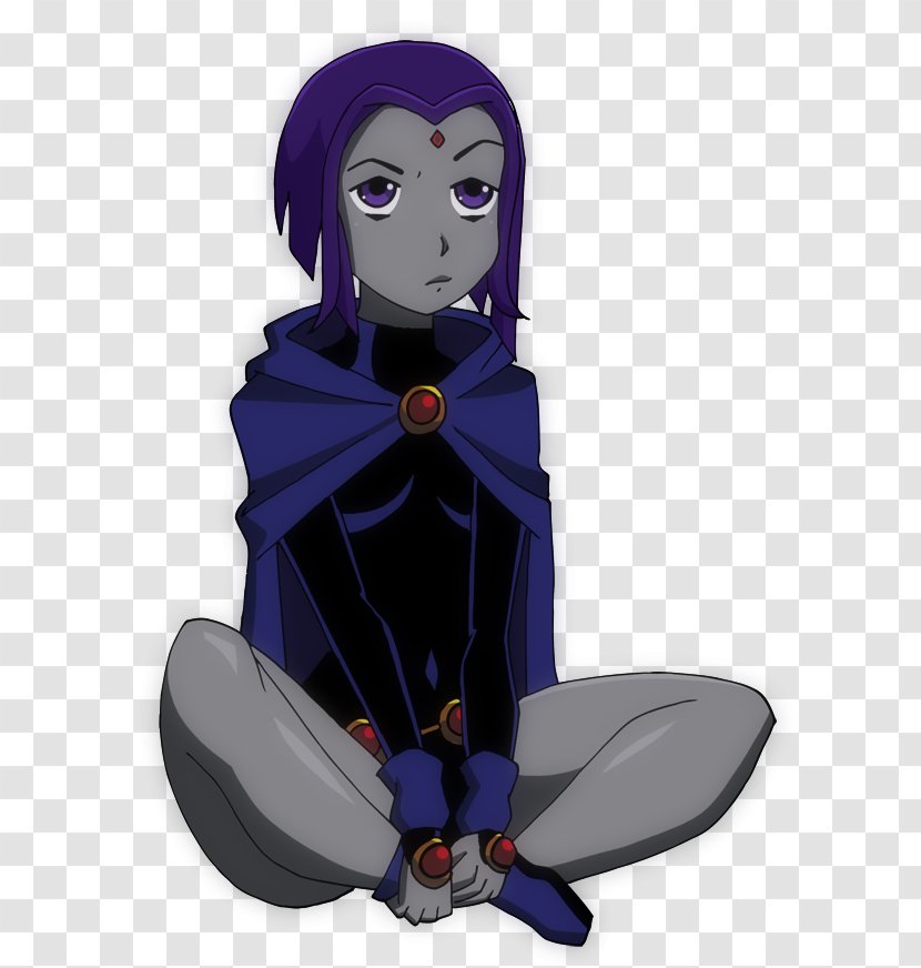 Raven Beast Boy Cyborg Teen Titans Drawing - Silhouette Transparent PNG