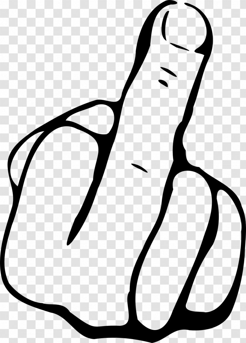 Middle Finger The T-shirt Drawing - Headgear - Fingers Transparent PNG
