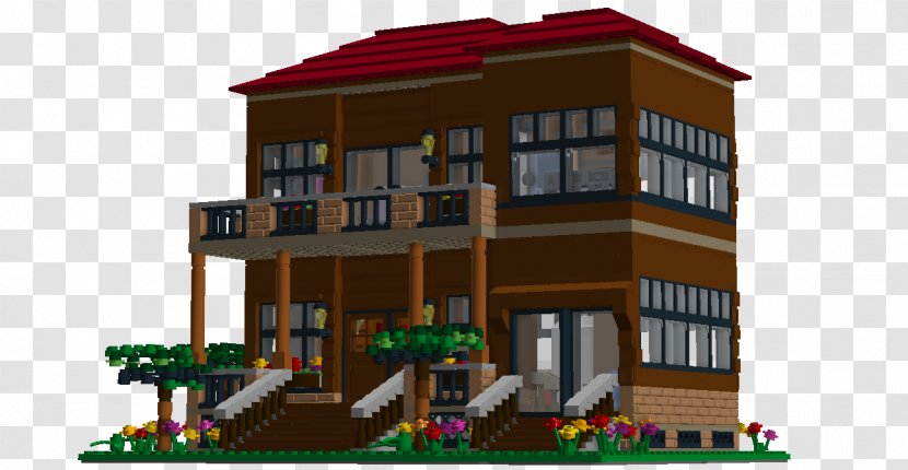 Beach House LEGO Property Customer Service - Cartoon - Suburban Community Transparent PNG
