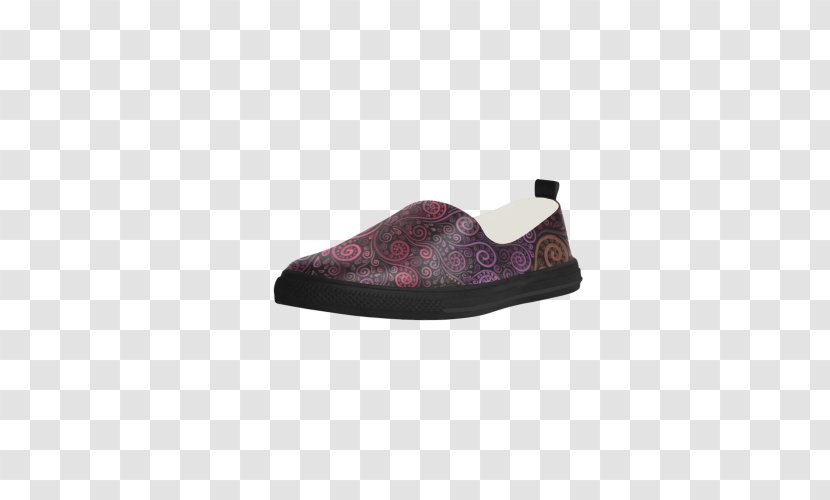 Slip-on Shoe Cross-training Walking Pattern - Footwear - Purple Transparent PNG