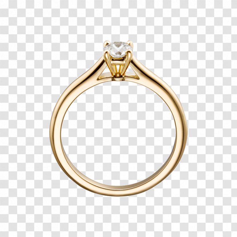Engagement Ring Gold Jewellery Wedding - Solitaire Transparent PNG