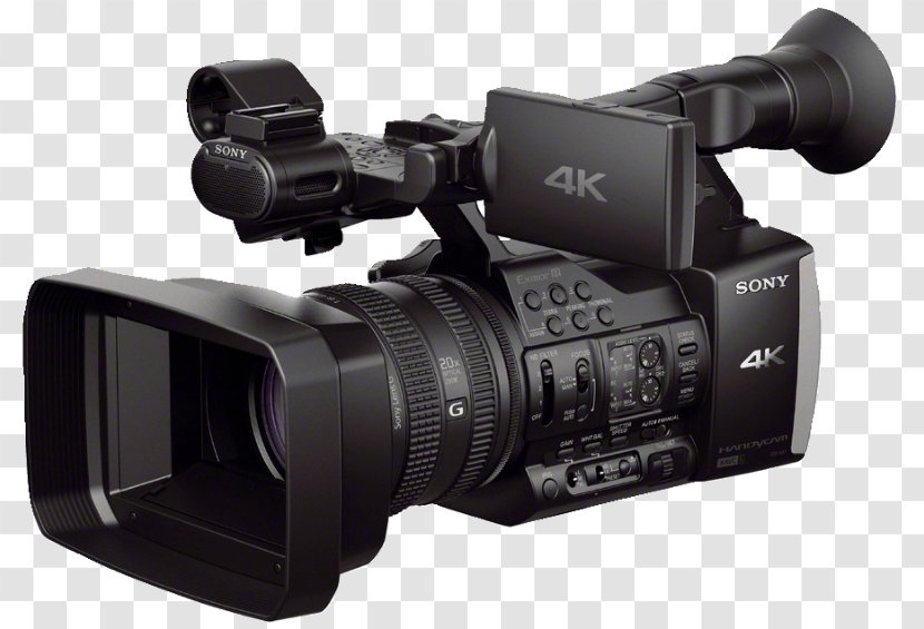 Sony Handycam FDR-AX1 4K Resolution Video Cameras - Highdefinition Television - Camera Transparent PNG