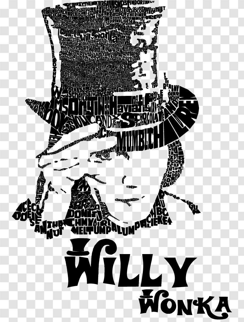 The Willy Wonka Candy Company Logo Poster - White Transparent PNG