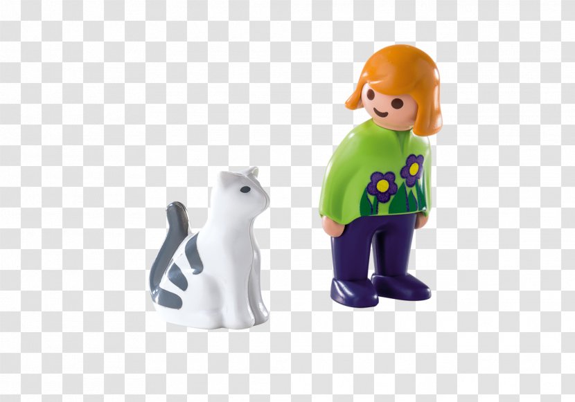 Playmobil Toy Woman Cat SMYK Sp. Z O.o. - Construction Set Transparent PNG