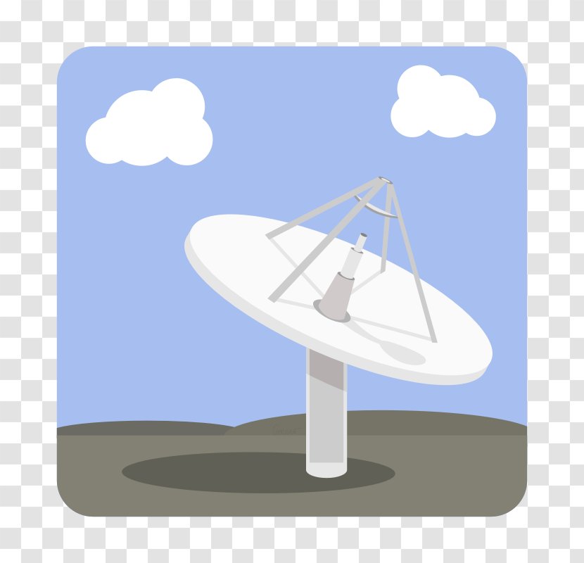 Satellite Dish Network Clip Art - Table - Stellite Cliparts Transparent PNG