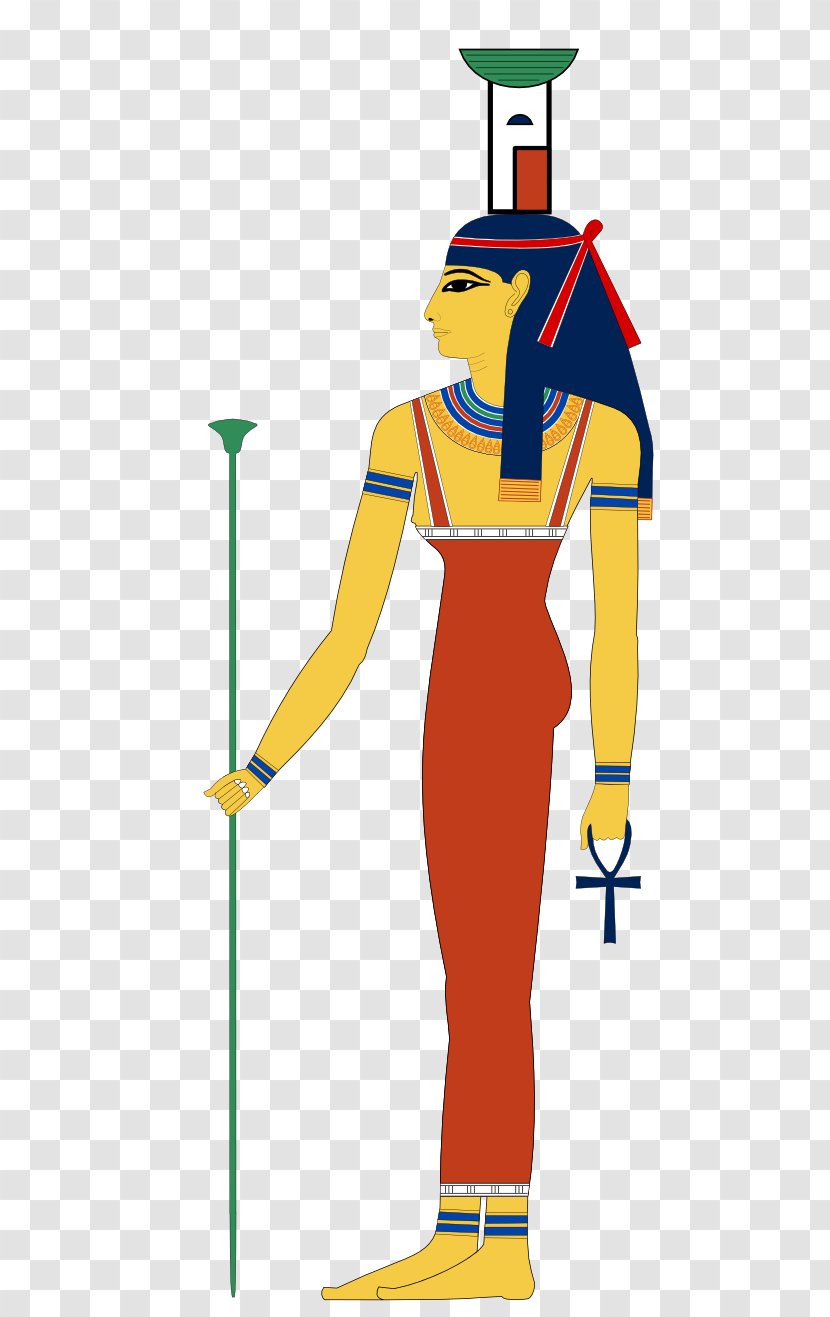 Ancient Egyptian Deities Goddess Nephthys - Cartoon Transparent PNG