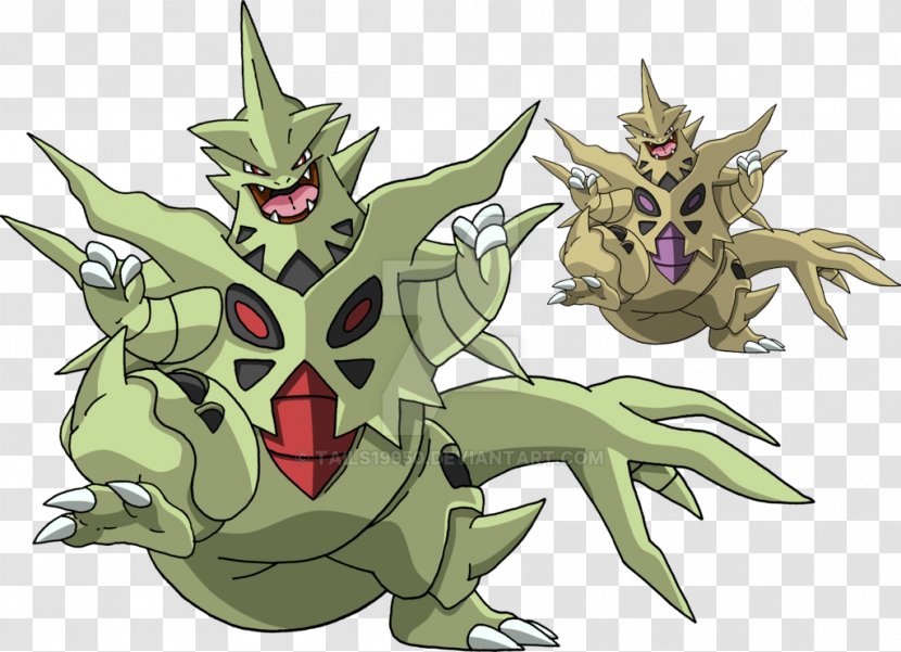 Pokémon X And Y GO Battle Revolution Tyranitar Larvitar - Pupitar - Pokemon Go Transparent PNG