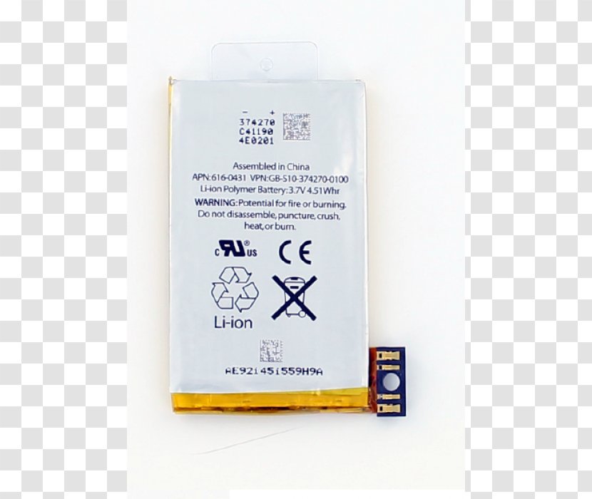 Electric Battery IPhone 5 4S Nokia 3600 Slide Apple - Electronics Accessory - Iphone Transparent PNG