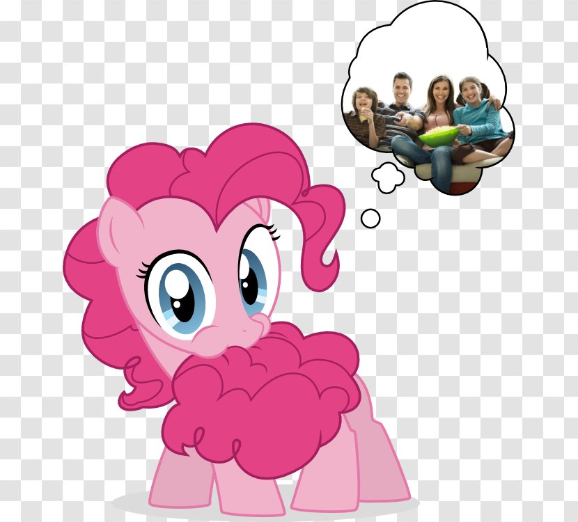 Pinkie Pie Rainbow Dash Pony Twilight Sparkle Rarity - Cartoon - Flower Transparent PNG