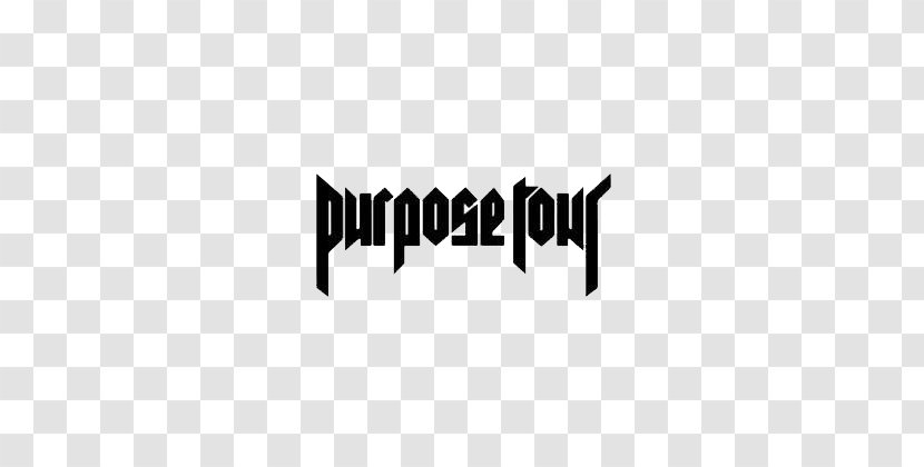 Purpose World Tour Logo Brand Hoodie - Text - TOUR Transparent PNG