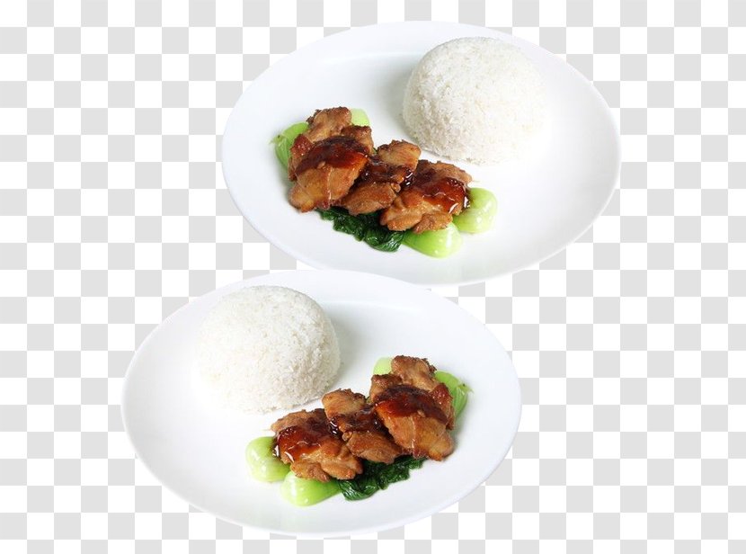 Asian Cuisine Sauce Cooked Rice - Food - Chinese Cabbage Chicken Transparent PNG