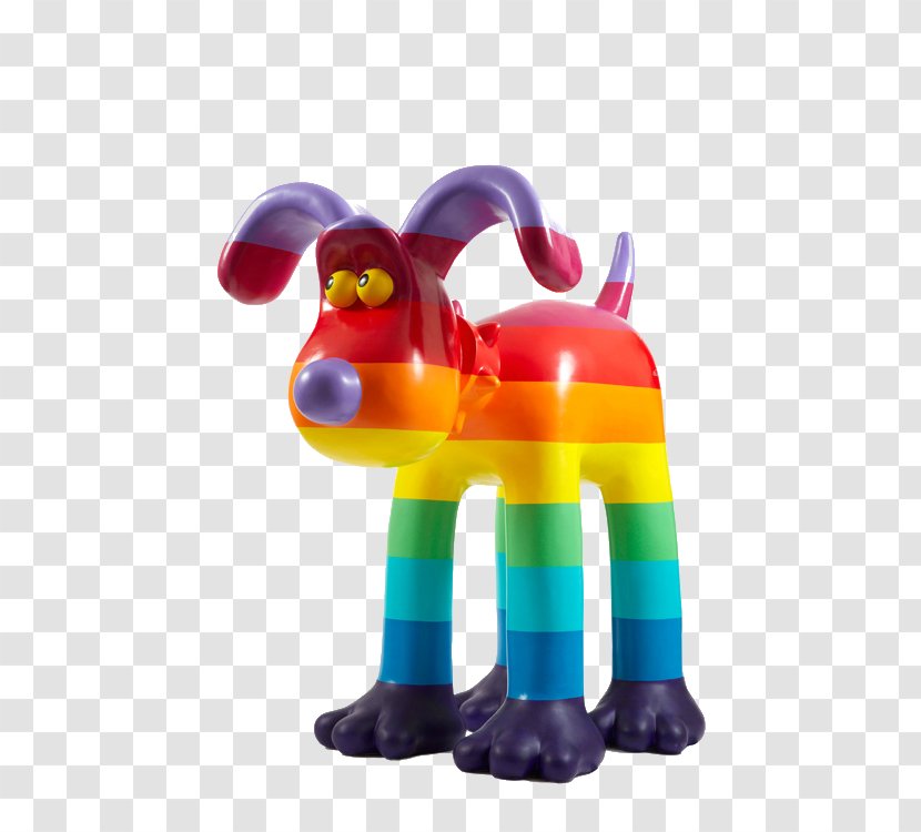 Bristol Gromit Unleashed Wallace And Sculpture Rainbow - Statue - Freedom Transparent PNG