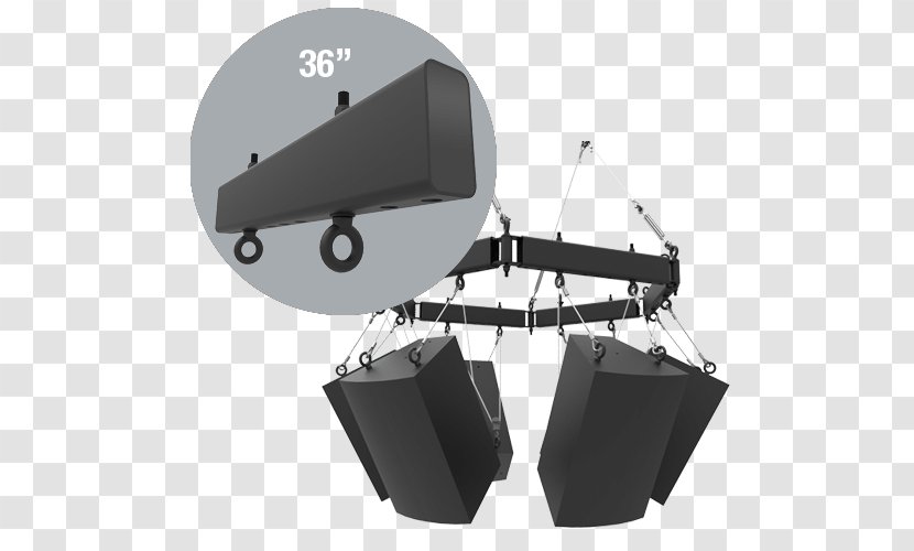 Loudspeaker Sound Building Beam Rigging - Car - Ceiling Grid Clamps Transparent PNG