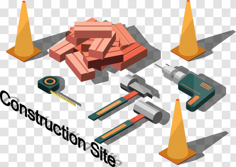 Infographic Architectural Engineering Illustration - Vector Hammer Transparent PNG
