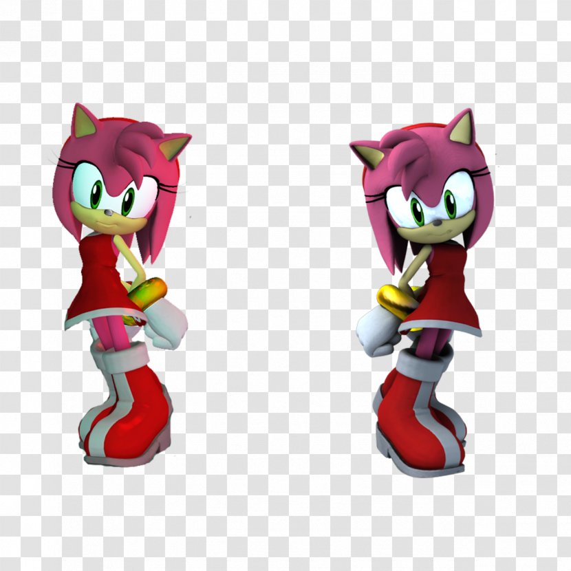 Amy Rose Sonic And The Black Knight & Sega All-Stars Racing Rendering Blender - Character - B Kushner Transparent PNG