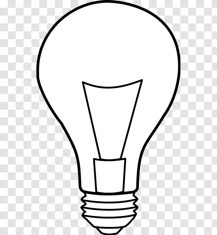Incandescent Light Bulb Electric Clip Art - Line - Tiny Cliparts Transparent PNG