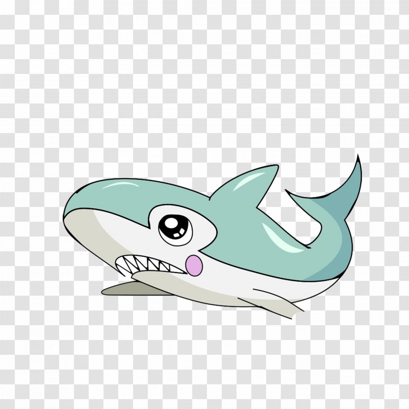 Shark Cartoon Fish Animation - Humour Transparent PNG