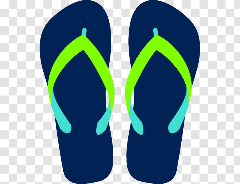 Flip-flops Free Content Clip Art - Electric Blue - Flip Flops Clipart Transparent PNG