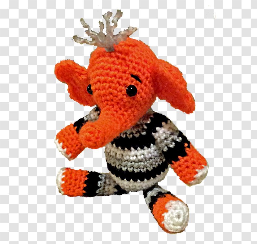 Crochet Amigurumi Stitch Marker Stuffed Animals & Cuddly Toys Elephantidae - Yarn Transparent PNG