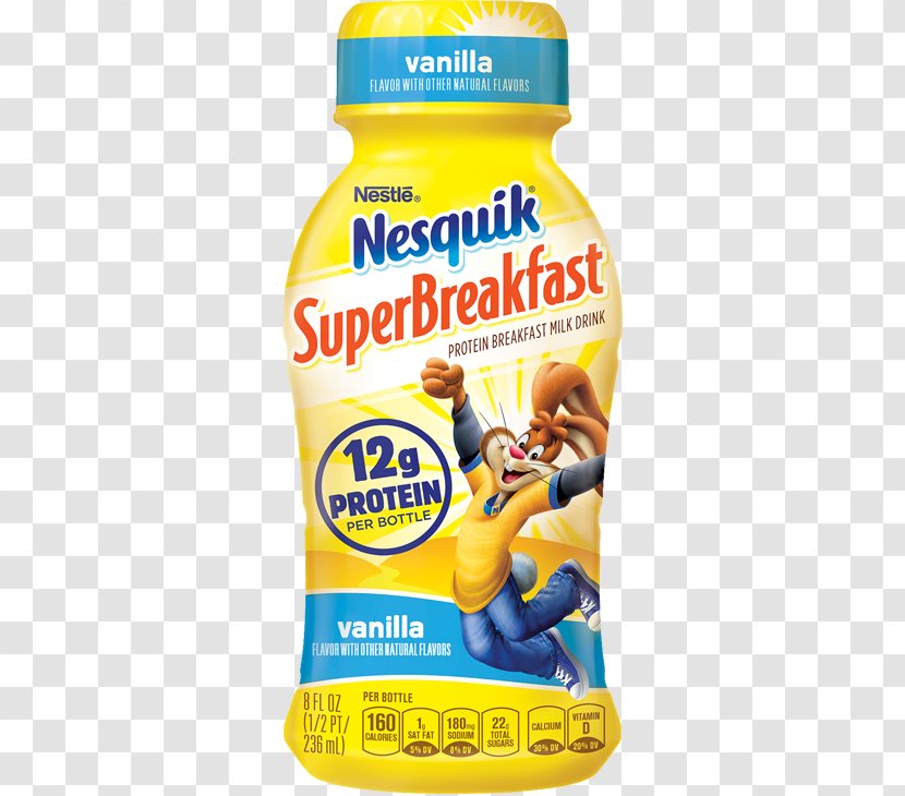 Chocolate Milk Nesquik Drink Mix - Vanilla Transparent PNG