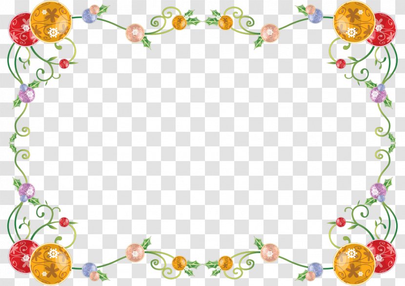 Christmas Ornament Clip Art - Text Box Frame Transparent PNG
