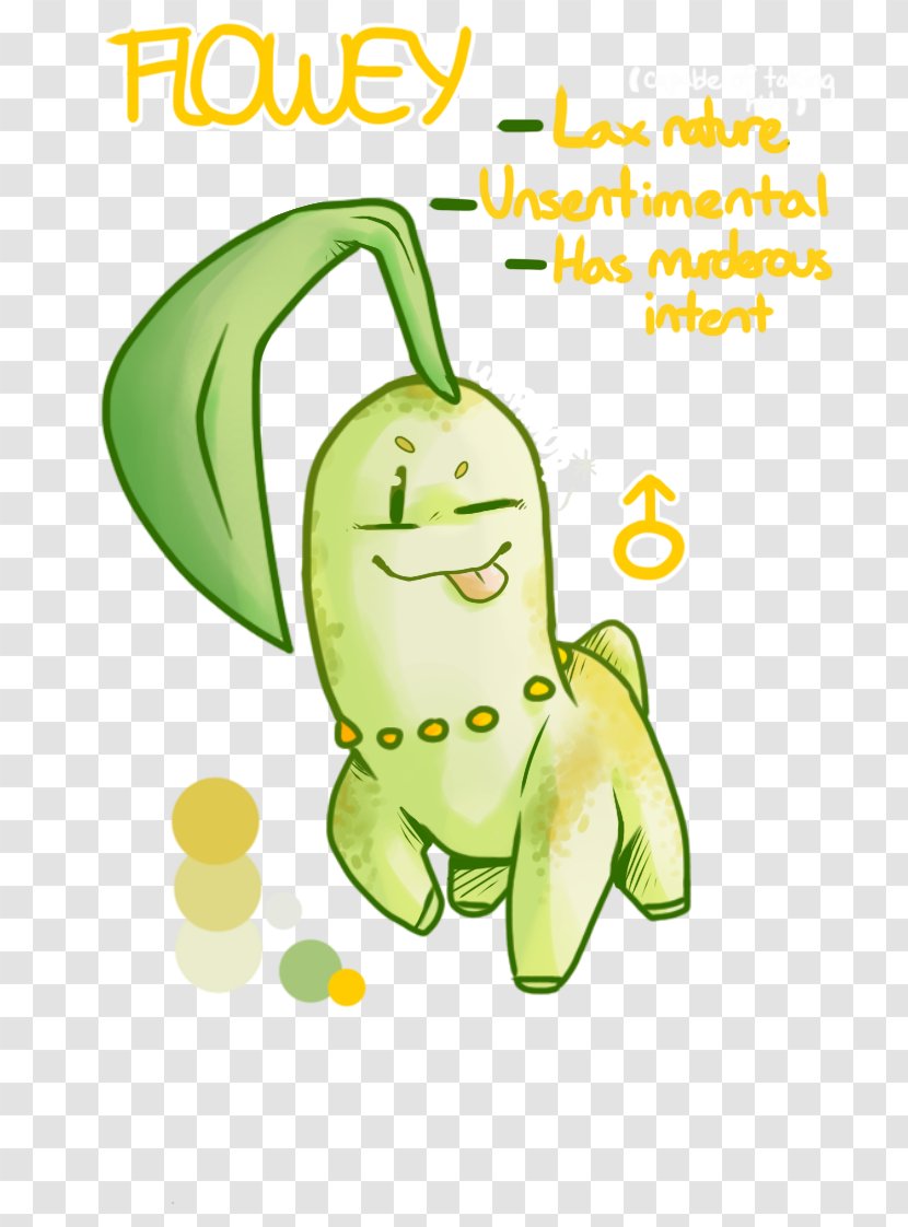 Pokémon HeartGold And SoulSilver Flowey Chikorita Flower - Plant - My Mother Is The Best Transparent PNG