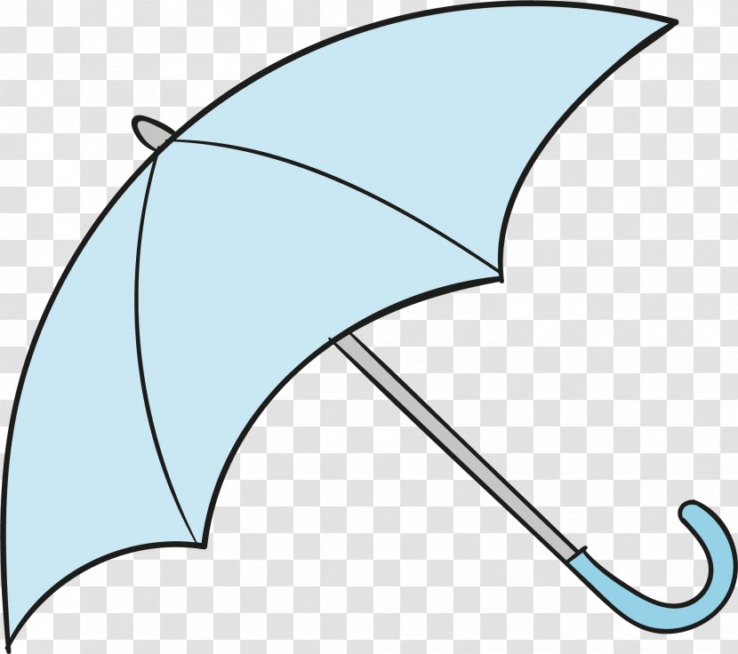 Umbrella Clip Art - Point - Vector Illustration Of An Transparent PNG
