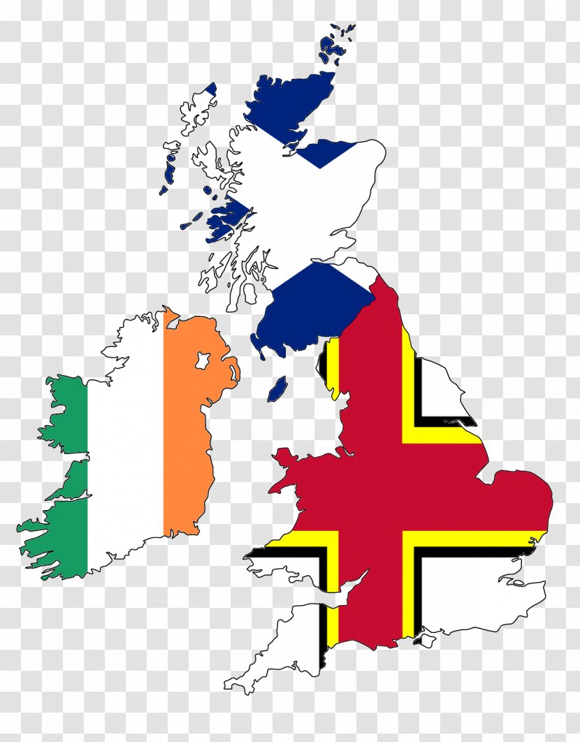 England British Isles Map - Art Transparent PNG