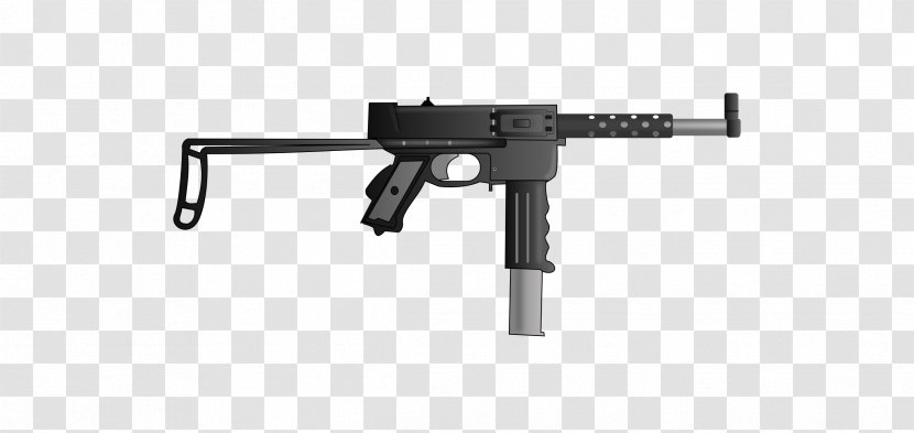 Thompson Submachine Gun Firearm Clip Art - Cartoon - AK47 Transparent PNG