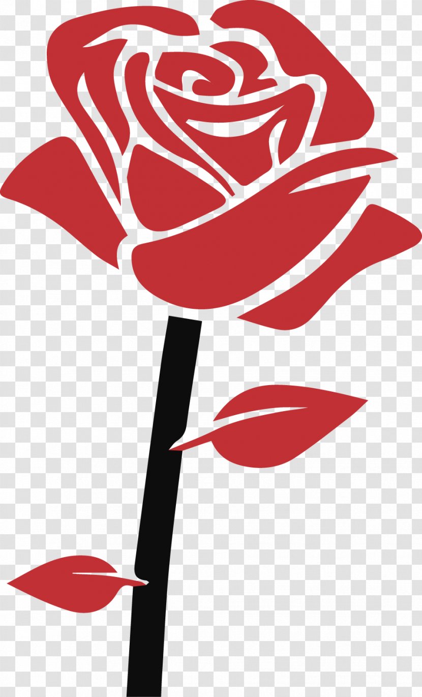 Rose Flower Clip Art - Plant Stem Transparent PNG